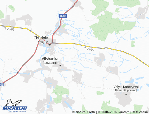 Mapa MICHELIN Korochenky - ViaMichelin