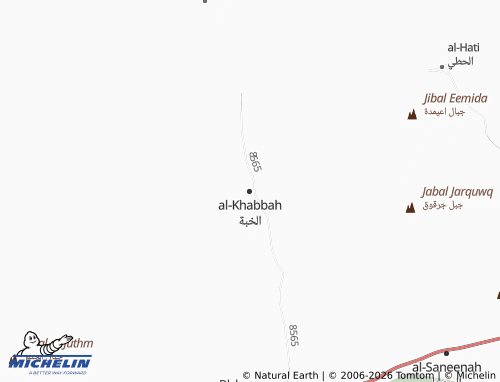 MICHELIN-Landkarte al-Khabbah - ViaMichelin