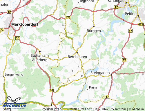 Mapa MICHELIN Hof - ViaMichelin