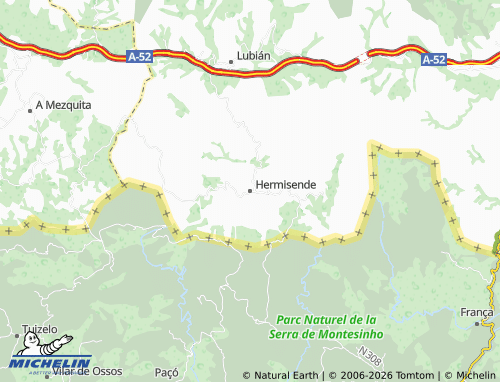 MICHELIN Hermisende map - ViaMichelin
