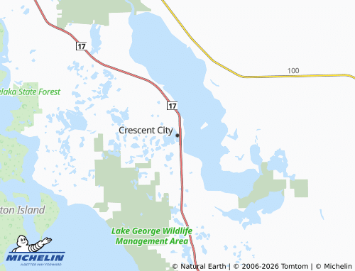 Carte MICHELIN Crescent City - ViaMichelin