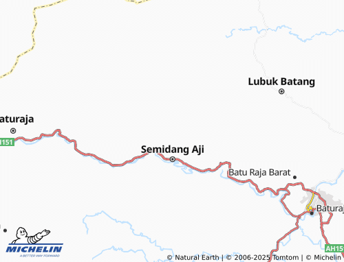 MICHELIN Raksa Jiwa map - ViaMichelin