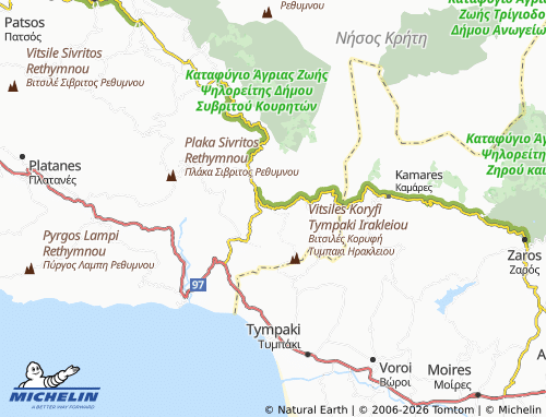 Mapa MICHELIN Vathiako - ViaMichelin
