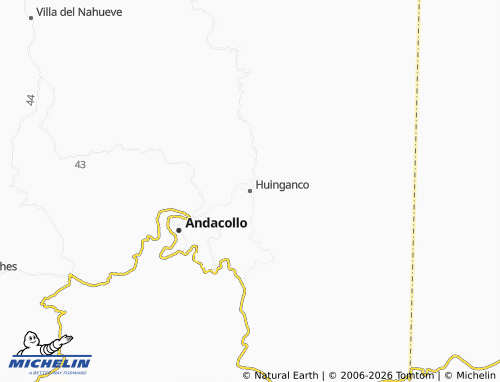 MICHELIN-Landkarte Huinganco - ViaMichelin