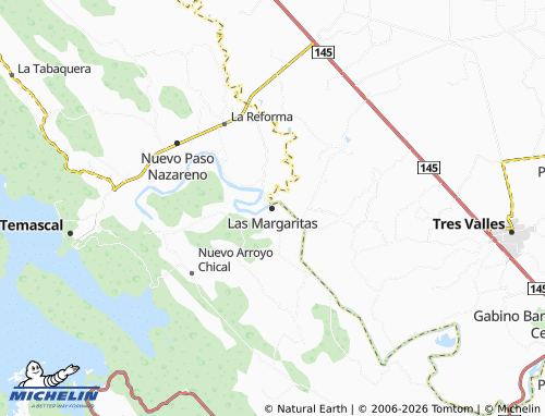 MICHELIN Las Margaritas map - ViaMichelin