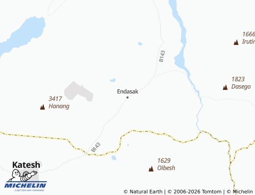 Mappa MICHELIN Endasak - ViaMichelin
