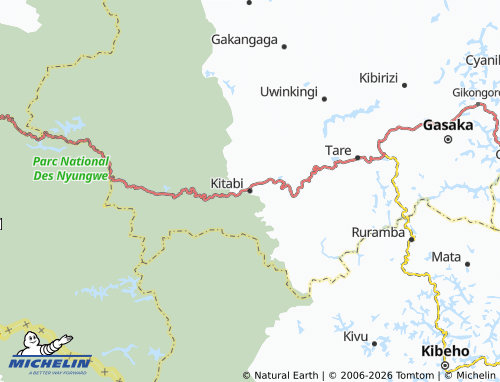 MICHELIN-Landkarte Kitabi - ViaMichelin