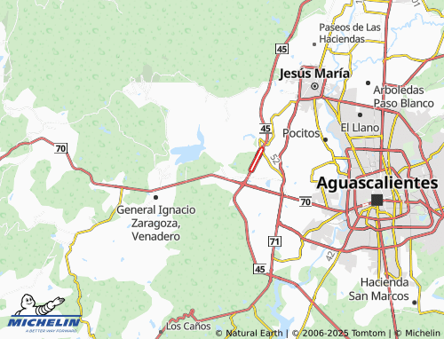 MICHELIN La Tomatina map - ViaMichelin