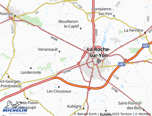 MICHELIN-Landkarte La Guibretière - ViaMichelin