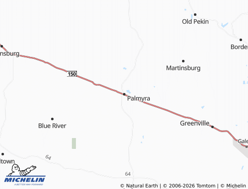 Mappa MICHELIN Palmyra - ViaMichelin