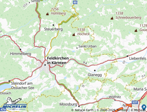 Mapa MICHELIN Agsdorf - ViaMichelin