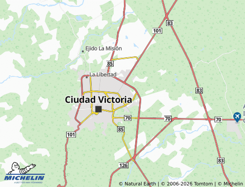 MICHELIN Corregidora map - ViaMichelin