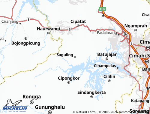Carte MICHELIN Saguling - ViaMichelin