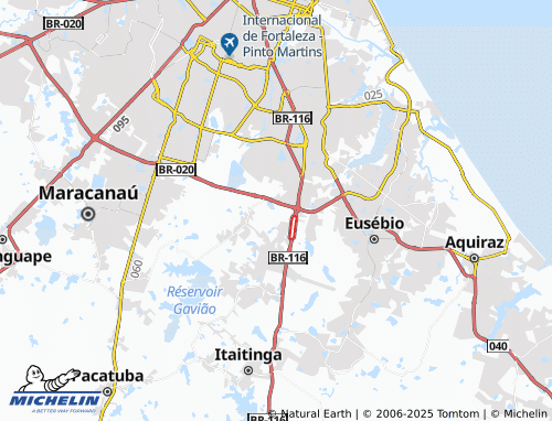 MICHELIN Pedras map - ViaMichelin