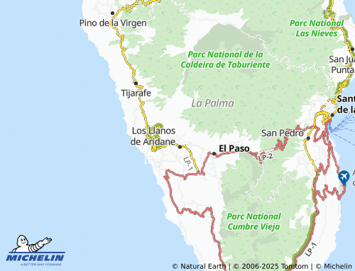 Kaart MICHELIN Los Barros - ViaMichelin