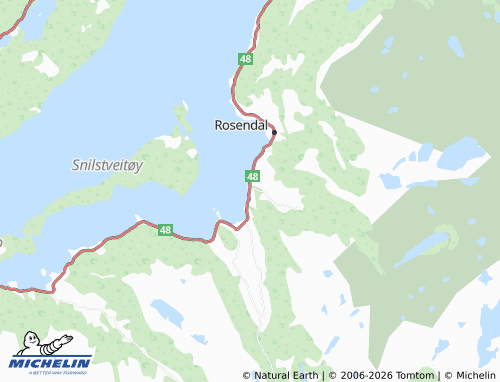 MICHELIN Seimsfoss map - ViaMichelin