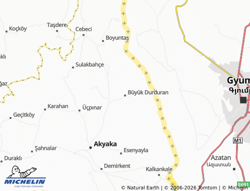 Mappa MICHELIN Büyük Durduran - ViaMichelin