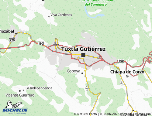 MICHELIN Xamaipak map - ViaMichelin