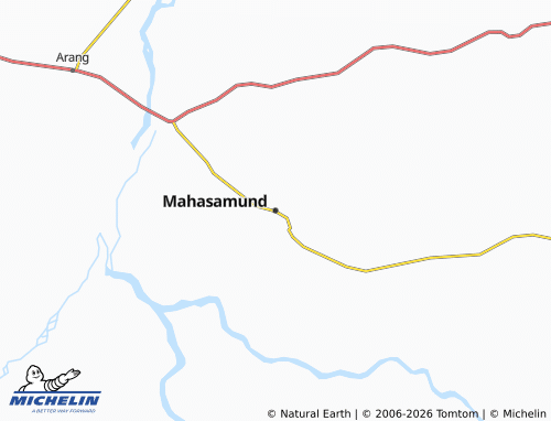 Carte MICHELIN Mahasamund - ViaMichelin
