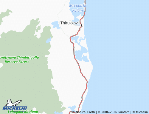 Mappa MICHELIN Thandiyadi - ViaMichelin