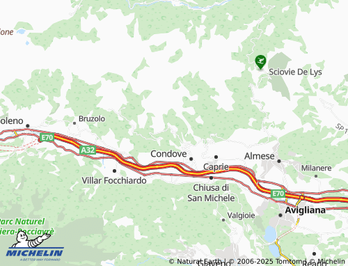 Kaart MICHELIN Mocchie - ViaMichelin