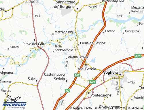 MICHELIN Molino dei Torti map - ViaMichelin