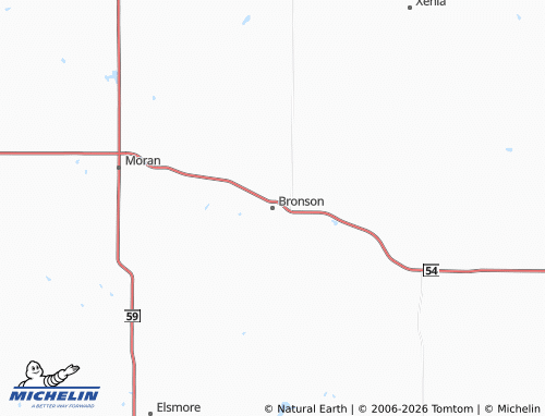 Mapa MICHELIN Bronson - ViaMichelin