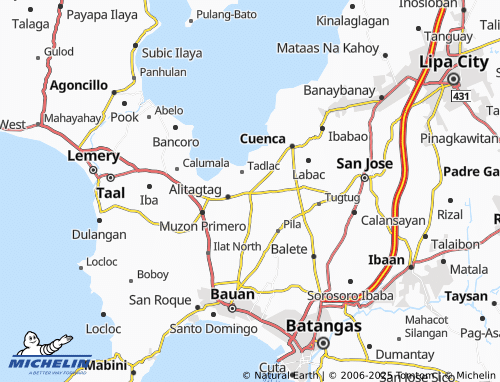 MICHELIN Pinagkurusan map - ViaMichelin