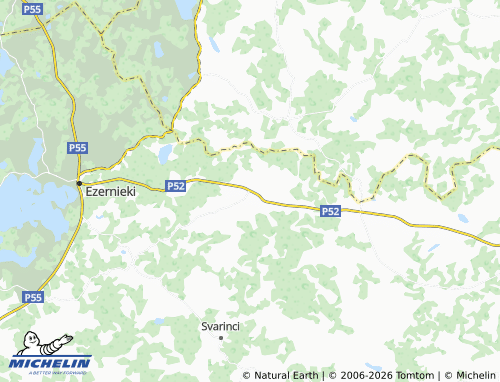 Mapa MICHELIN Egļova - ViaMichelin