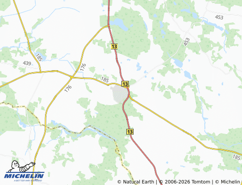 Mappa MICHELIN Nørre Snede - ViaMichelin
