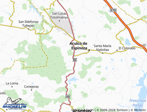 Mapa MICHELIN San Jerónimo Ejido - ViaMichelin