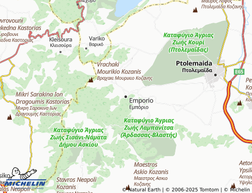 MICHELIN Emporio map - ViaMichelin