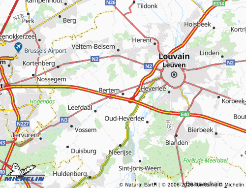 Mapa MICHELIN Bertem - ViaMichelin