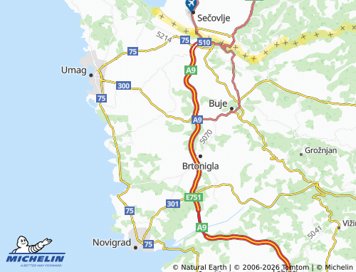 Kaart MICHELIN Buroli - ViaMichelin
