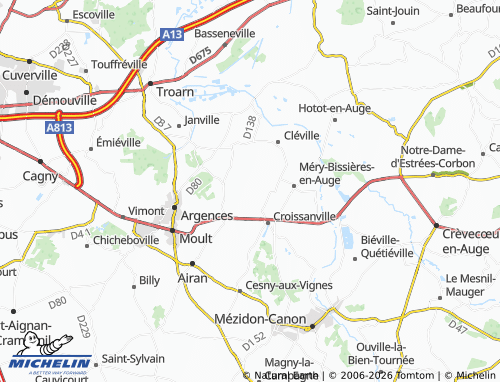 MICHELIN La Cour map - ViaMichelin