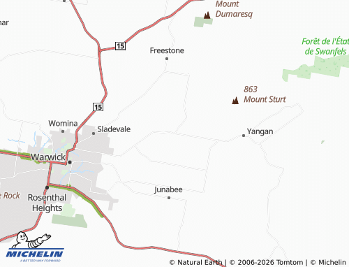 Mappa MICHELIN Swan Creek - ViaMichelin