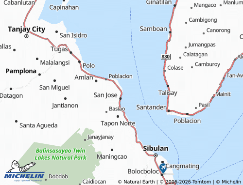 MICHELIN Tampi map - ViaMichelin