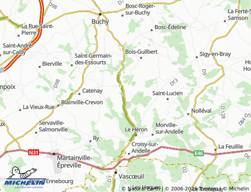Mapa MICHELIN Rebets - ViaMichelin