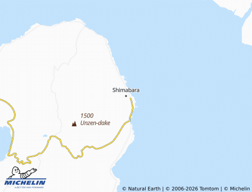 Mappa MICHELIN Shimabara - ViaMichelin