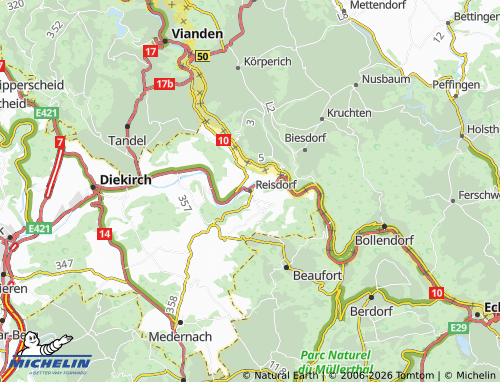 Mappa MICHELIN Reisdorf - ViaMichelin