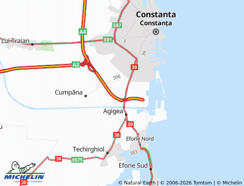 MICHELIN Lazu map - ViaMichelin