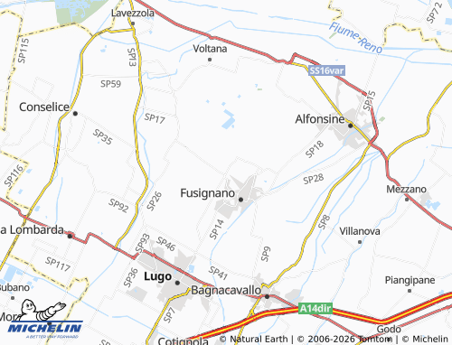 Mappa MICHELIN Maiano Monti - ViaMichelin