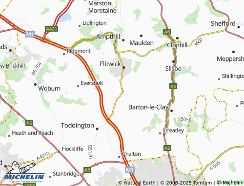 Mappa MICHELIN Westoning - ViaMichelin