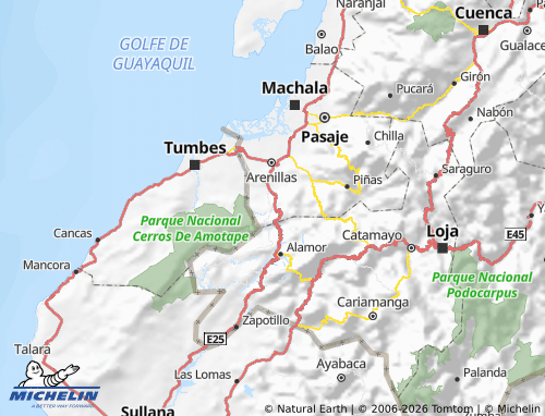 MICHELIN-Landkarte Las Lajas - ViaMichelin