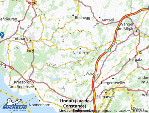 MICHELIN-Landkarte Unterlangensee - ViaMichelin