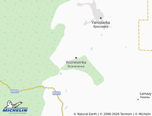 MICHELIN-Landkarte Voznesenka - ViaMichelin