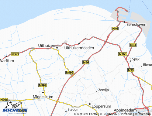 Carte MICHELIN Oldenzijl - ViaMichelin
