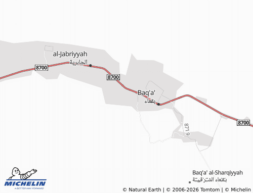 MICHELIN-Landkarte Salah al-Deen - ViaMichelin