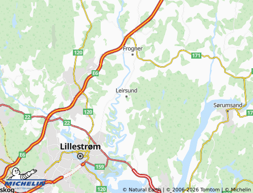 Mapa MICHELIN Leirsund - ViaMichelin