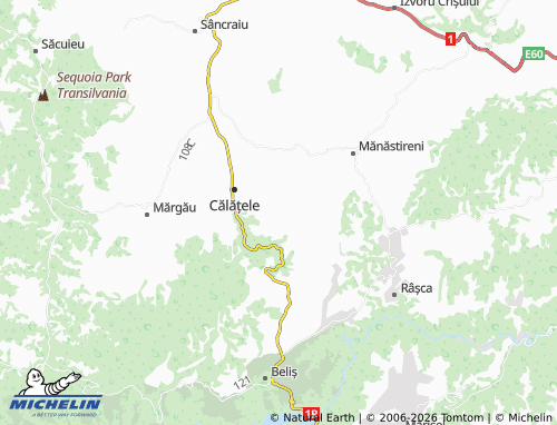 MICHELIN Finciu map - ViaMichelin